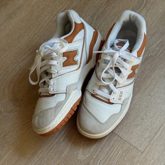 BRAND NEW New Balance 550 Burnt Orange Sneakers - Picture 1 of 6